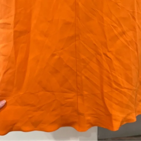 Reformation Maxi Dress Orange Vivi Cutout Halter size 6 - Picture 6 of 8